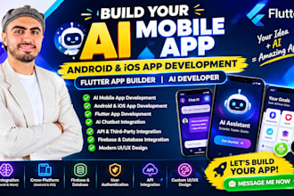 build ai mobile app android ios app development flutter app builder ai developer