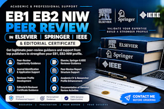 eb1 eb2 niw peer review in elsevier springer ieee and editorial certificate