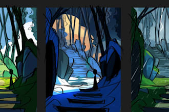 create 2d game art, game asset and game UI, full game assets game background
