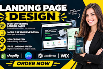design landing pages black for shopify wordpress webflow popup cart recovery