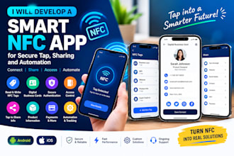 develop a smart nfc app for secure tap, sharing and automation