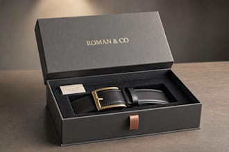design creative packaging with 3d mockup and dieline