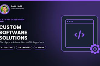 develop a custom web application or business tool