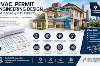 provide permit engineering hvac design for georgia city permits