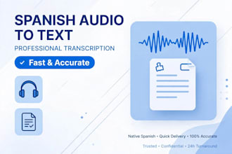 transcribe your spanish audio to text accurately