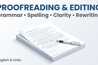 proofread edit and rewrite your text