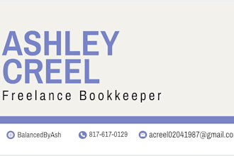 provide bookkeeping and quickbooks services