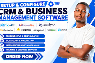 bitrix24 engagebay CRM acculynx contractor foreman honeybook fieldedge vcita