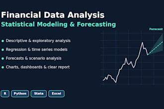 do financial data analysis, modeling and forecasting