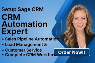 setup sage crm sales pipeline lead management customer service automation
