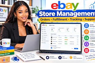 ebay seller account store management listing orders fulfillment tracking support