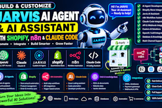 build jarvis ai agent shopify jarvis ai assistant n8n automation claude code