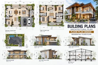 create building plans architectural floor plans and residential house plans