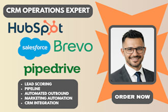 setup your crm software crm operations hubspot salesforce pipedrive brevo expert