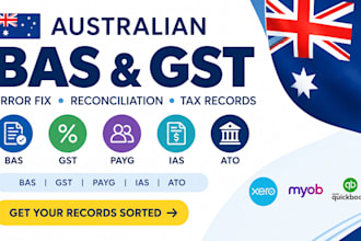 handle australian bas gst errors, payg, ias and ato tax issues