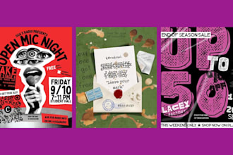 design canva poster that aint look like templates