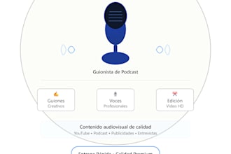 guiones profesionales y personalizados