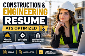 write construction engineering civil project manager solar installer resume