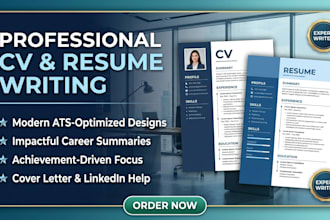 write a professional CV and resume