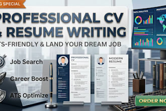 write a professional CV and resume