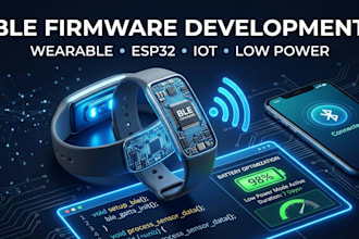 low power ble firmware wearable health sensor development battery optimization