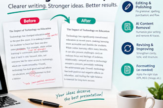 polish your papers to improve their quality