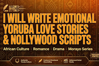 write viral yoruba folklore and youtube story scripts