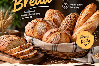 create professional food advertisements for your business