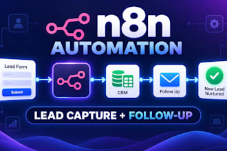 build n8n automation for lead capture and follow up