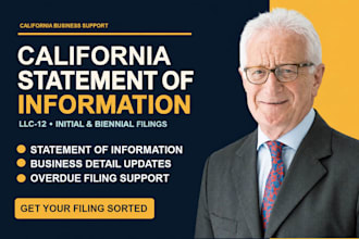 file your california llc statement of information and update company details