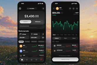 develop wallet app, crypto wallet app, exchange wallet app, exchange website