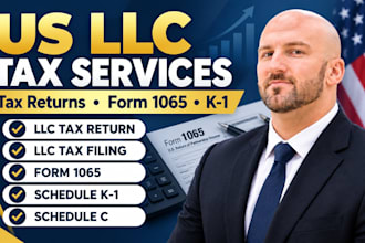 prepare and file your US llc tax return form 1065 schedule c and k1