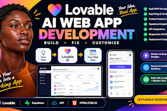 build, fix and customize your lovable web app with supabase