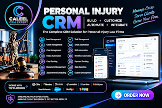 build, customize and automate your personal injury CRM via clio lawmatics litify