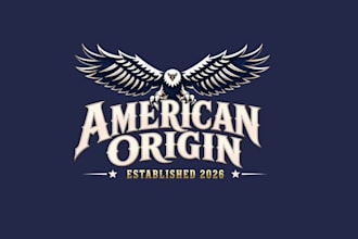 design an american origin coffee house logo
