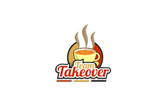 design custom sports logo for team takeover tea soup