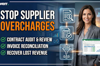 audit contracts for supplier overcharges contract invoice reconciliation