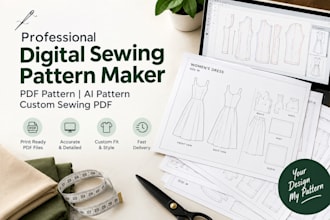 be your digital sewing pattern maker pdf pattern ai pattern custom sewing pdf