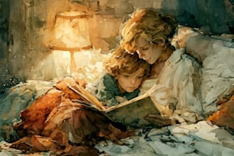 illustrate your children book pages with custom artwork