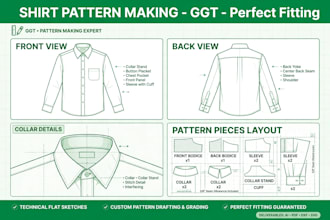 ggt pattern making and marker making for garments