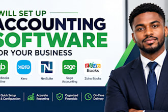 set up quickbooks online xero netsuite sage accounting zoho books reporting