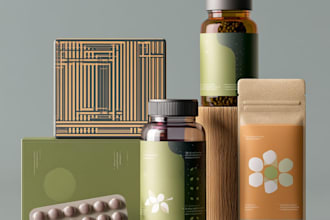 design custom product packaging and labels