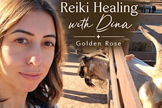 provide an intuitive energy healing session by goldenrose