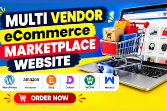 build multi vendor woocommerce marketplace wedsite on dokan wcfm wordpress