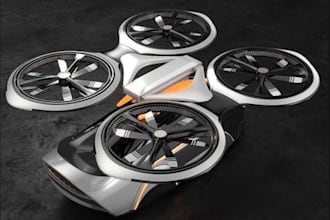 highspeed toothpick fpv drone,exploded view,cad tpu print,3dvtol,racing fpv quad