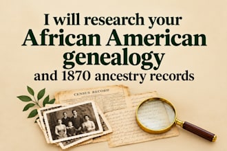 research your african american genealogy and 1870 ancestry records