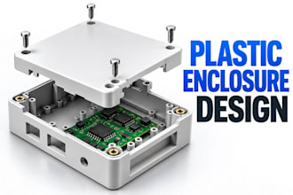 design plastic enclosure injection molding dfm snap fit solidworks cad