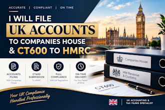 file uk accounts to companies house and ct600 taxes to hmrc