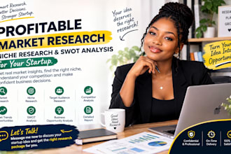 do profitable market research, niche research and swot analysis for your startup