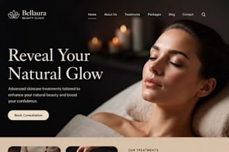 build wix wellness med spa website aesthetic treatment appointment booking site